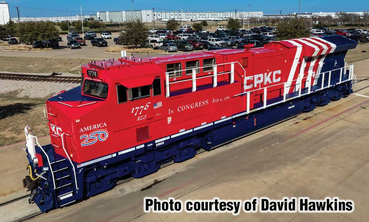 GE GEVO Tier 4 - Standard DC -- Canadian Pacific Kansas City Ltd. CPKC #1776 (America250(TM) Scheme)