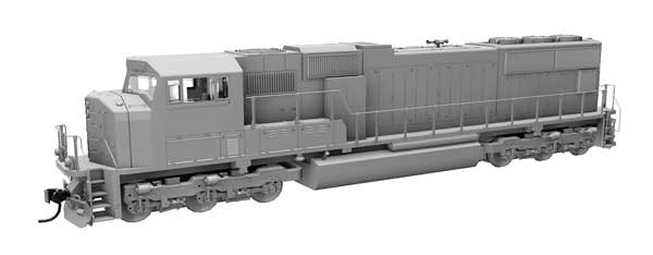 WalthersMainline HO EMD SD75I - Standard DC -- Undecorated