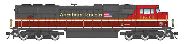 WalthersMainline HO EMD SD70M - Standard DC -- Union Pacific (UP) Abraham Lincoln #1616