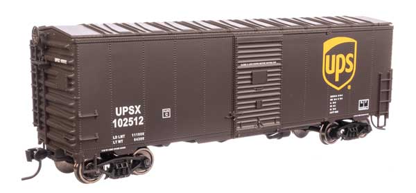 WalthersMainline HO 40' Association of American Railroads Modernized 1948 Boxcar - Ready to Run -- United Parcel Service(R) #102512