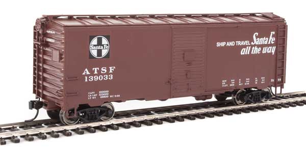 Walthers Mainline 40' Association of American Railroads 1944 Boxcar - Ready to Run -- Santa Fe #139033 (Super Chief) - 910-1331