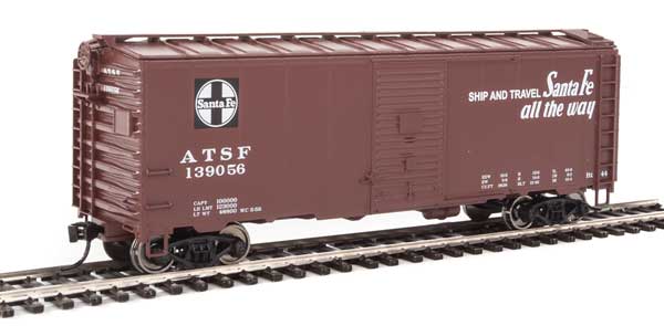 Walthers Mainline 40' Association of American Railroads 1944 Boxcar - Ready to Run -- Santa Fe #139056 (Super Chief) - 910-1332