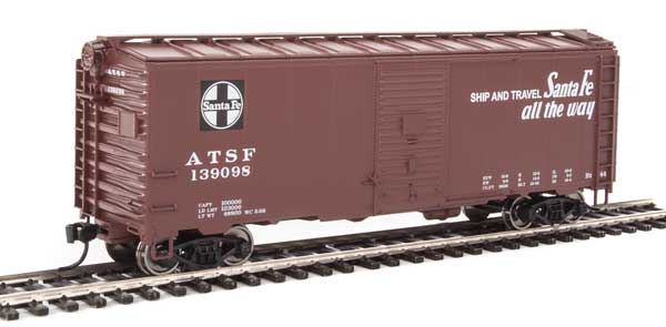 Walthers Mainline 40' Association of American Railroads 1944 Boxcar - Ready to Run -- Santa Fe #139098 (Super Chief) - 910-1333