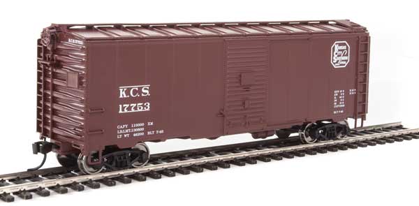 Walthers Mainline 40' Association of American Railroads 1944 Boxcar - Ready to Run -- Kansas City Southern #17753 - 910-1340