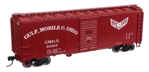 Walthers Mainline 40'  Association of American Railroads 1944 Boxcar - Ready to Run -- Gulf, Mobile & Ohio #22322