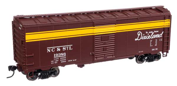 Walthers Mainline 40'  Association of American Railroads 1944 Boxcar - Ready to Run -- Nashville Chattanooga & St. Louis #19386