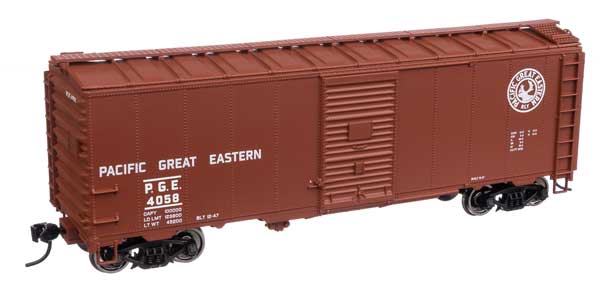 Walthers Mainline 40'  Association of American Railroads 1944 Boxcar - Ready to Run -- Pacific Great Eastern #4058