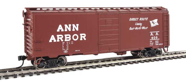 Walthers Mainline 40' PS-1 Boxcar - Ready to Run -- Ann Arbor #409 - 910-1418