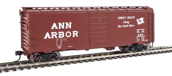Walthers Mainline 40' PS-1 Boxcar - Ready to Run -- Ann Arbor #440 - 910-1419
