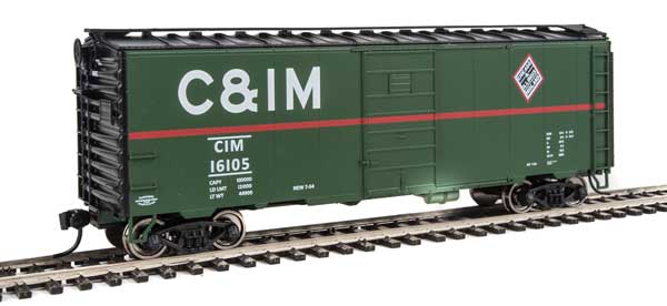 Walthers Mainline 40' PS-1 Boxcar - Ready to Run -- Chicago & Illinois Midland #16105 - 910-1421