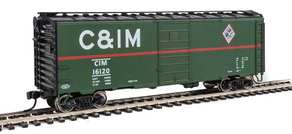 Walthers Mainline 40' PS-1 Boxcar - Ready to Run -- Chicago & Illinois Midland #16120 - 910-1422