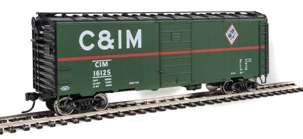 Walthers Mainline 40' PS-1 Boxcar - Ready to Run -- Chicago & Illinois Midland #16125 - 910-1423