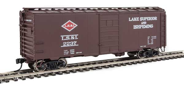 Walthers Mainline 40' PS-1 Boxcar - Ready to Run -- Lake Superior & Ishpeming #2237 - 910-1428