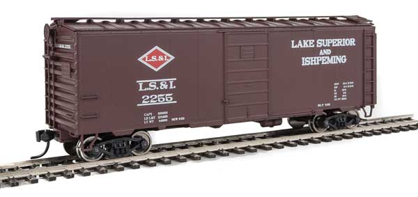 Walthers Mainline 40' PS-1 Boxcar - Ready to Run -- Lake Superior & Ishpeming #2255 - 910-1429