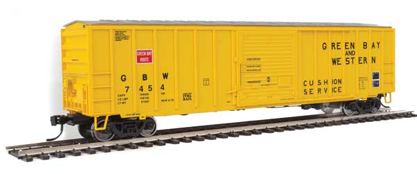 Walthers Mainline 50' ACF Exterior Post Boxcar - Ready to Run -- Green Bay & Western #7454 - 910-1828