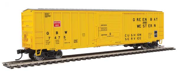 Walthers Mainline 50' ACF Exterior Post Boxcar - Ready to Run -- Green Bay & Western #7475 - 910-1829