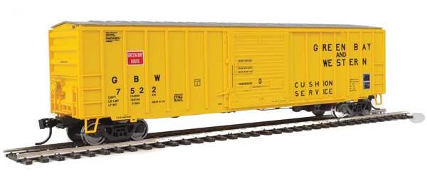Walthers Mainline 50' ACF Exterior Post Boxcar - Ready to Run -- Green Bay & Western #7522 - 910-1831