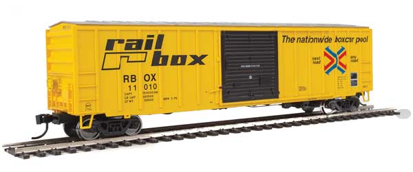 Walthers Mainline 50' ACF Exterior Post Boxcar - Ready to Run -- Railbox #11010 - 910-1832
