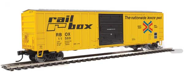Walthers Mainline 50' ACF Exterior Post Boxcar - Ready to Run -- Railbox #11569 - 910-1834