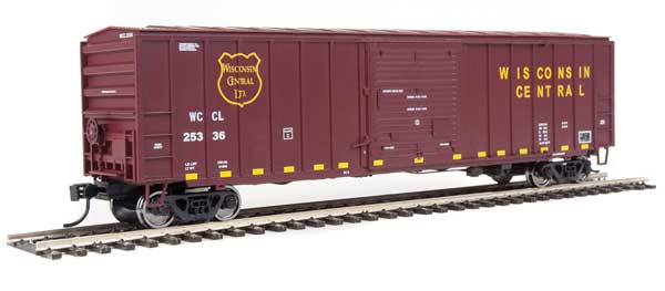 Walthers Mainline 50' ACF Exterior Post Boxcar - Ready to Run -- Wisconsin Central #25336 - 910-1845