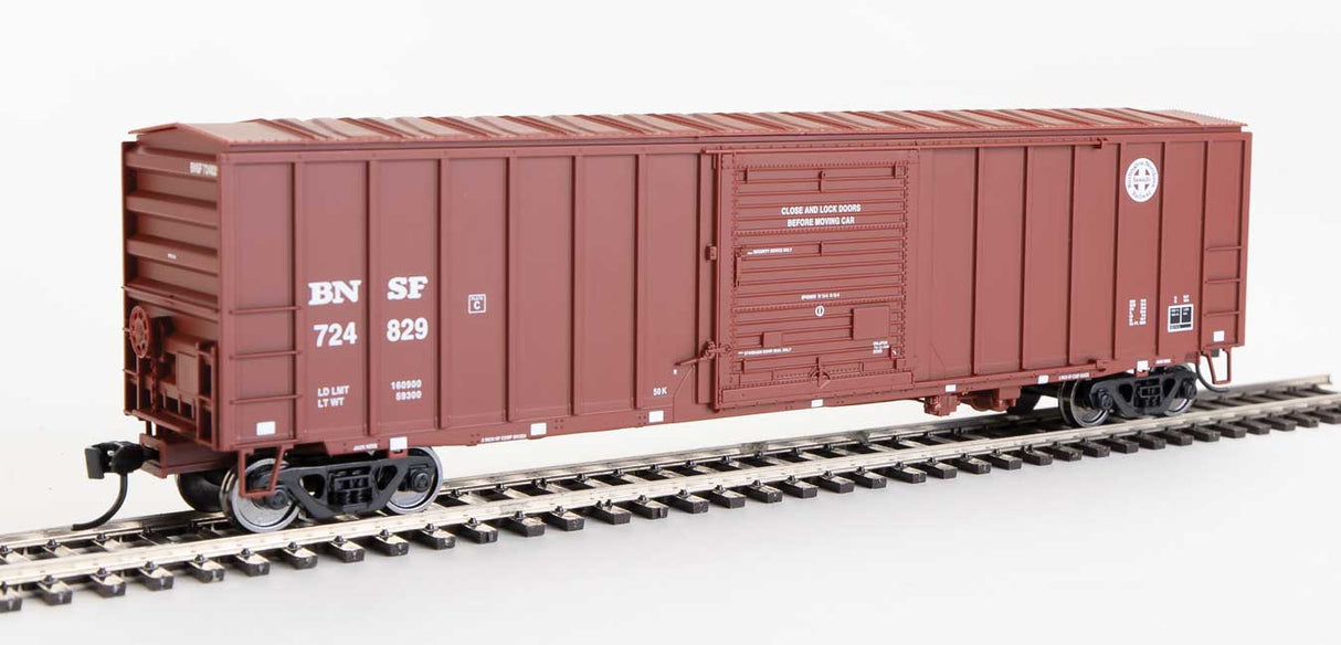 Walthers Mainline 50' ACF Exterior Post Boxcar - Ready to Run -- Burlington Northern Santa Fe #724829 - 910-1848