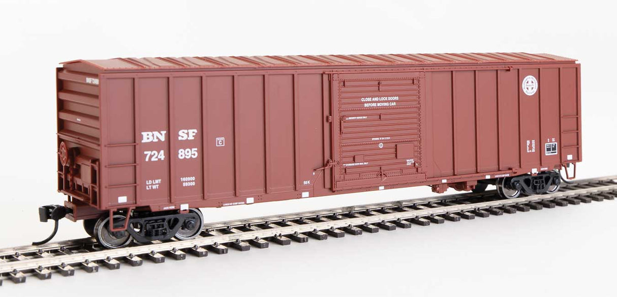 Walthers Mainline 50' ACF Exterior Post Boxcar - Ready to Run -- Burlington Northern Santa Fe #724895 - 910-1850
