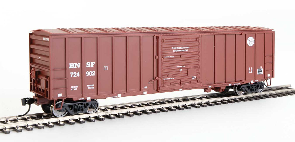 Walthers Mainline 50' ACF Exterior Post Boxcar - Ready to Run -- Burlington Northern Santa Fe #724902 - 910-1851