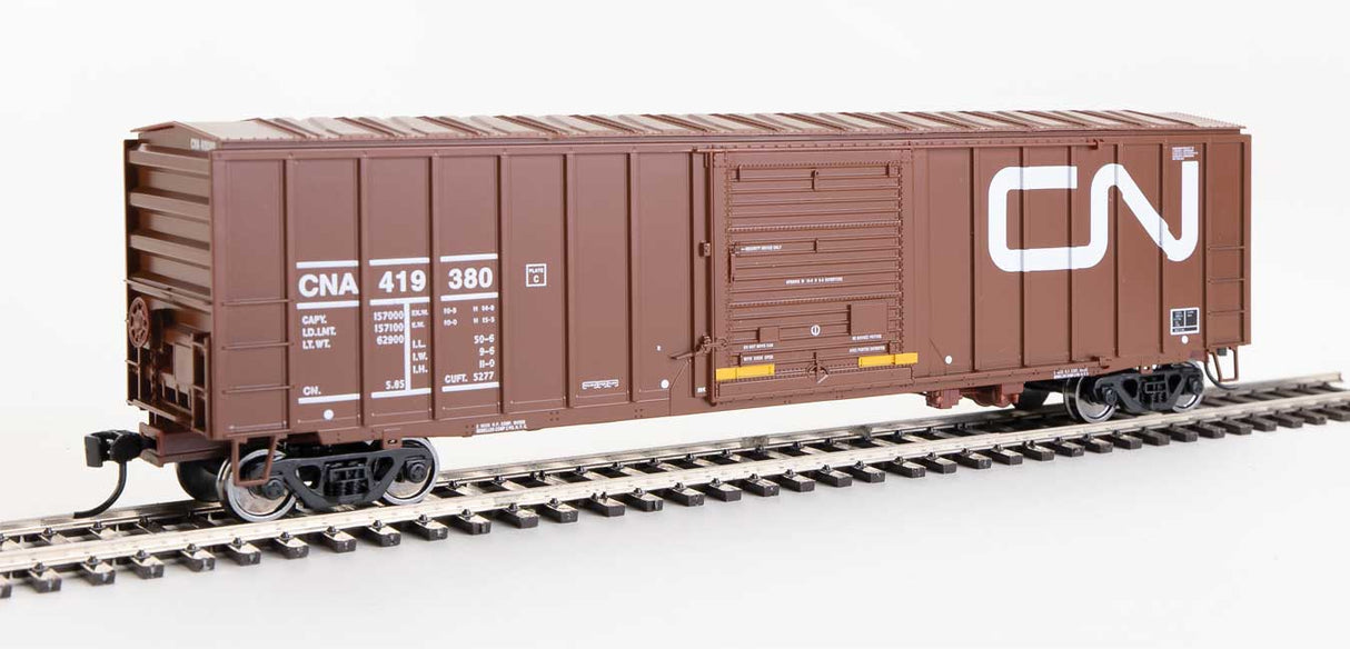Walthers Mainline 50' ACF Exterior Post Boxcar - Ready to Run -- Canadian National CNA #419380 (Boxcar Red, Large Noodle Logo) - 910-1853