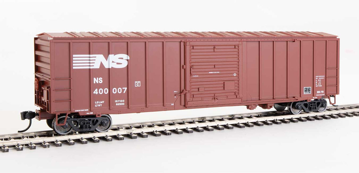 Walthers Mainline 50' ACF Exterior Post Boxcar - Ready to Run -- Norfolk Southern #400007 (Boxcar Red) - 910-1860