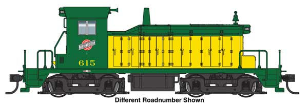 WalthersMainline HO EMD SW1 - ESU Sound & DCC -- Chicago & North Western (C&NW) #616