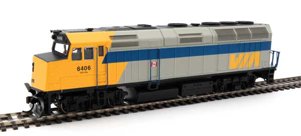 Walthers Mainline EMD F40PH - ESU Sound and DCC -- VIA Rail Canada #6406 - 910-19475