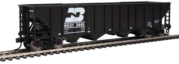 Walthers Mainline 50' 100-Ton 4-Bay Hopper - Ready to Run -- Burlington Northern #513948 - 910-1977
