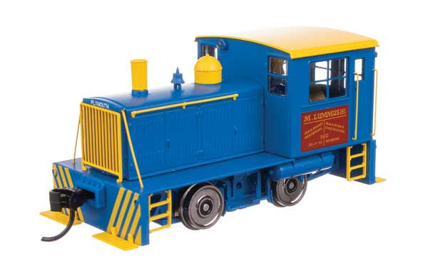 WalthersMainline HO Plymouth ML-8 Industrial Switcher - DCC only -- M. Lummus RR Construction Co.