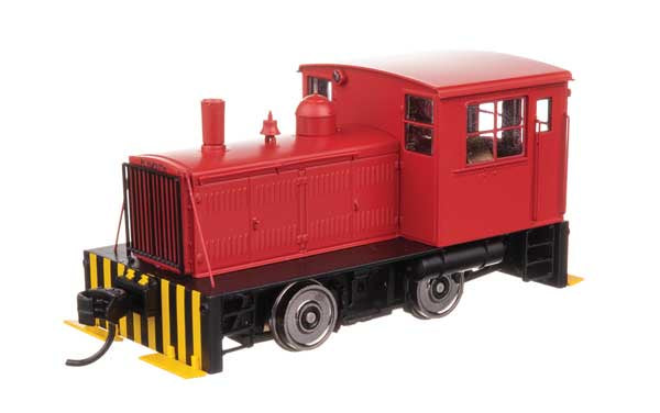 WalthersMainline HO Plymouth ML-8 Industrial Switcher - DCC only -- Red with Pilot Stripes