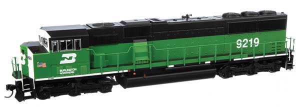 WalthersMainline EMD SD60M with 3-Piece Windshield - ESU(R) Sound & DCC -- Burlington Northern #9219 - 910-20314