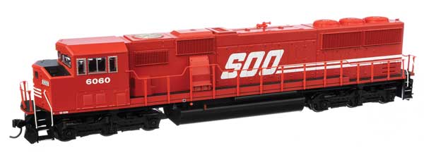WalthersMainline EMD SD60M with 3-Piece Windshield - ESU(R) Sound & DCC -- Soo Line #6060 - 910-20321