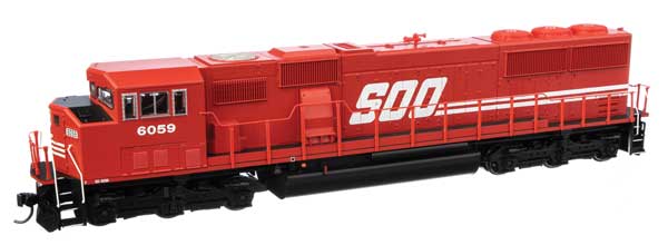 WalthersMainline EMD SD60M with 3-Piece Windshield - ESU(R) Sound & DCC -- Soo Line #6059 - 910-20322