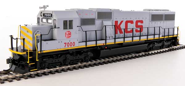 Walthers Mainline EMD SD50 - ESU(R) Sound and DCC -- Kansas City Southern #7000 (gray) - 910-20373
