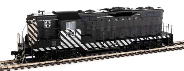 Walthers Mainline EMD GP9 Phase II with High Hood - ESU(R) Sound and DCC -- Santa Fe #714 - 910-20480