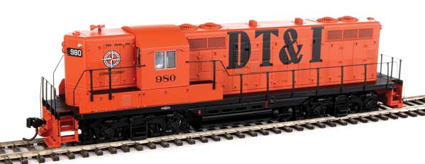 Walthers Mainline EMD GP9 Phase II with High Hood - ESU(R) Sound and DCC -- Detroit, Toledo & Ironton #980 - 910-20483