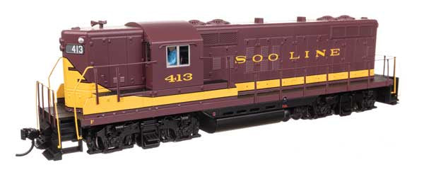 WalthersMainline HO EMD GP9 Phase II with High Hood - ESU(R) Sound and DCC -- Soo Line #413