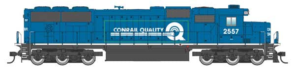 WalthersMainline HO EMD SD70 - Sound and DCC -- Conrail (CR) #2557