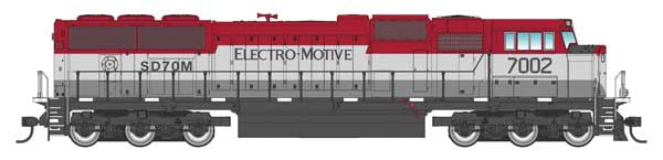 WalthersMainline HO EMD SD70M - Sound and DCC -- Electro-Motive Division (EMD) #7002