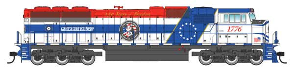 WalthersMainline HO EMD SD70M - Sound and DCC -- Lake State Railway (LSR) #1776