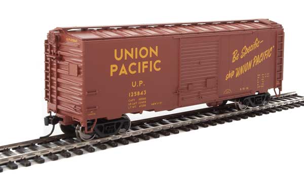 Walthers Mainline 40' ACF Welded Boxcar w/8' Youngstown Door - Ready to Run -- Union Pacific(R) #125842 - 910-2264