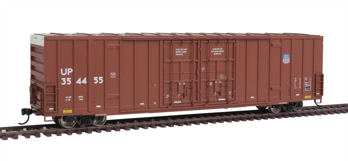 Walthers Mainline 60' High Cube Plate F Boxcar - Ready to Run -- Union Pacific(R) #354455 - 910-3026