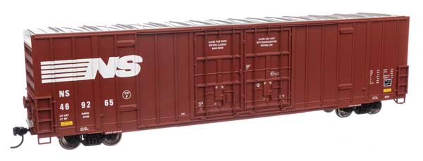 WalthersMainline HO 60' High Cube Plate F Boxcar - Ready to Run -- Norfolk Southern #469265