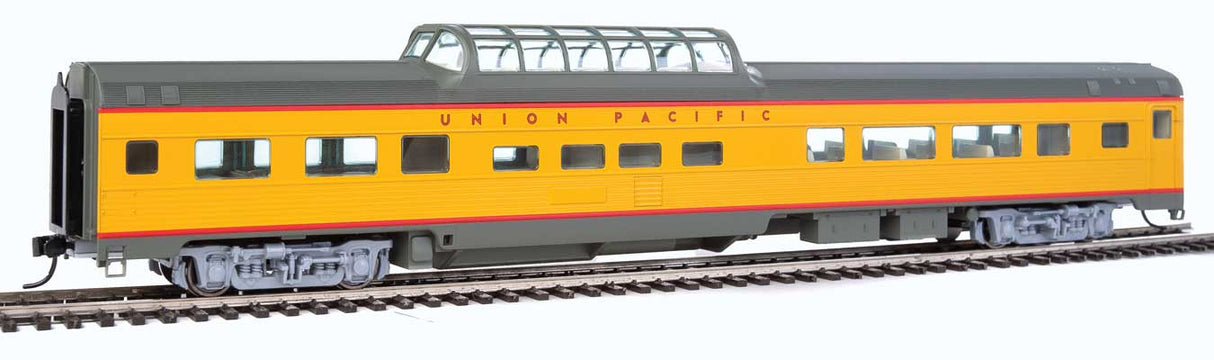85' Budd Dome Coach - Ready to Run -- Union Pacific(R) (Armour Yellow, gray, red)
