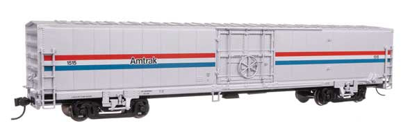 WalthersMainline HO 60' Thrall Material Handling Car MHC-2 - Ready To Run -- Amtrak Phase III #1515