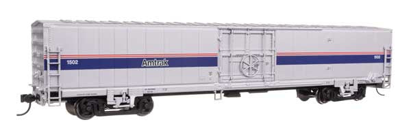 WalthersMainline HO 60' Thrall Material Handling Car MHC-2 - Ready To Run -- Amtrak Phase IV #1502